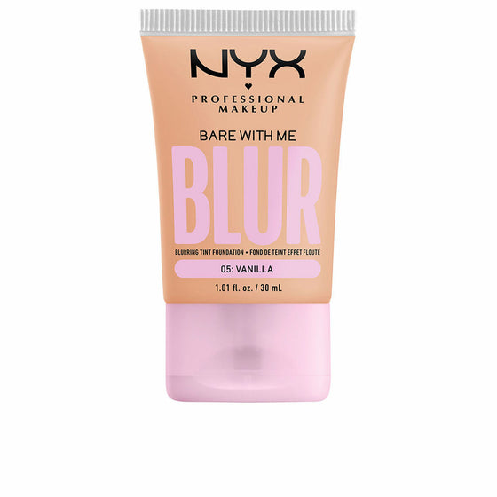 Base de Maquillaje Fluida NYX Bare With Me Blur Nº 05-vanilla 30 ml