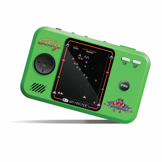 Videoconsola Portátil My Arcade Pocket Player PRO - Galaga Retro Games Verde