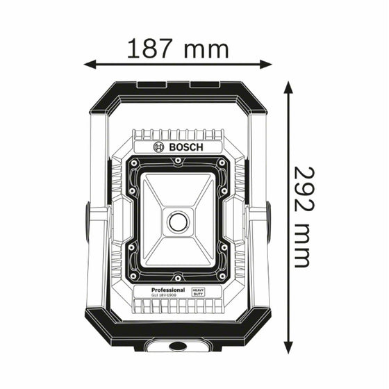 Linterna LED BOSCH 0601446400 18 V