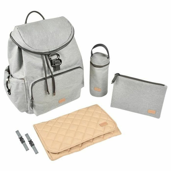 Bolso Cambiador de Pañales Béaba Vancouver Gris