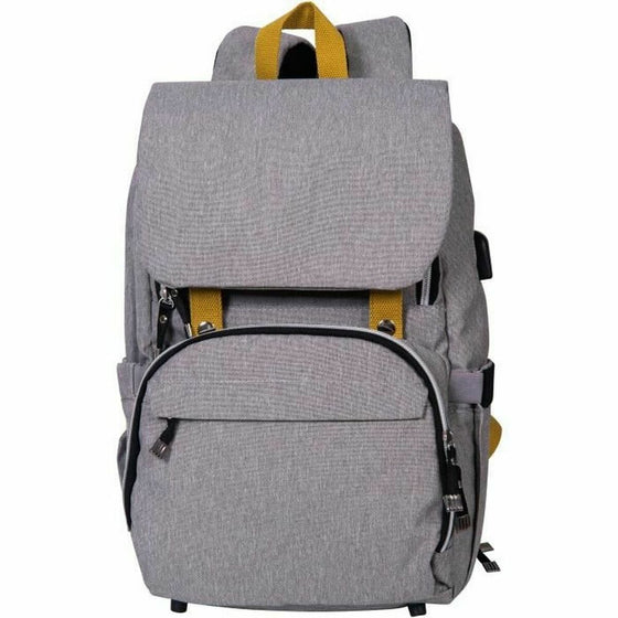 Bolso Cambiador de Pañales Baby on Board Freestyle Yellowstone Gris Mostaza