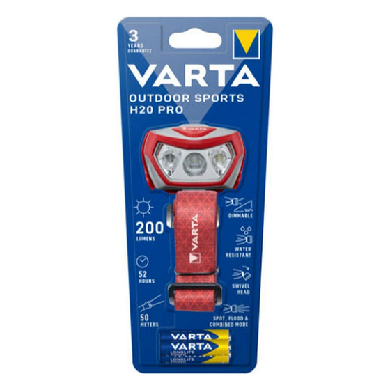 Linterna LED para la Cabeza Varta Outdoor Sports H20 Pro 200 Lm