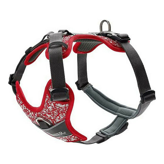 Arnés para Perro Hunter Divo Rojo Gris Reflectante Talla XS (34-47 cm)