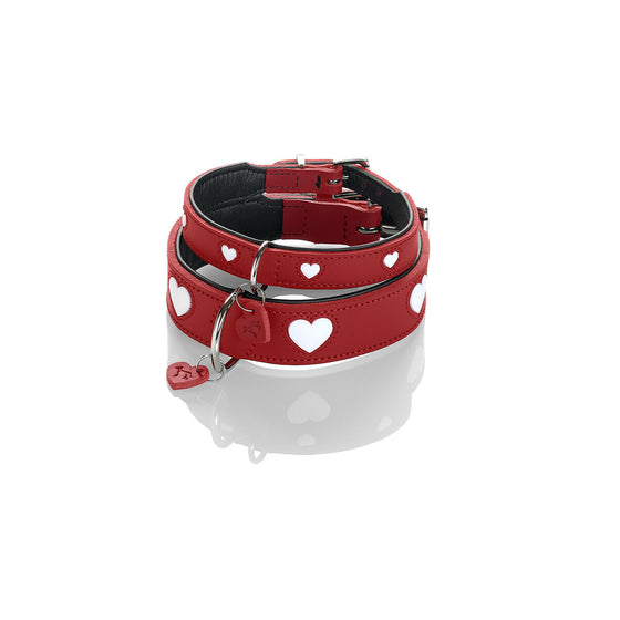 Collar para Perro Hunter Love S/M 35-43 cm Rojo