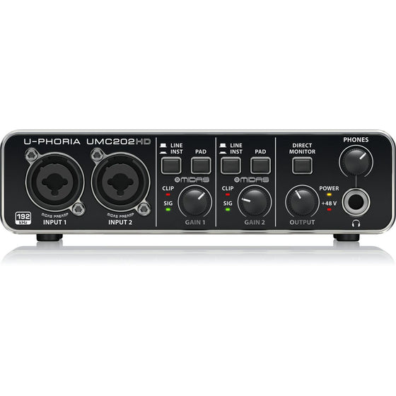 Interfaz de audio Behringer UMC202HD