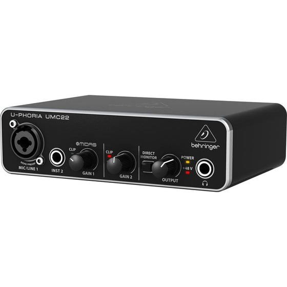 Interfaz de audio Behringer UMC22