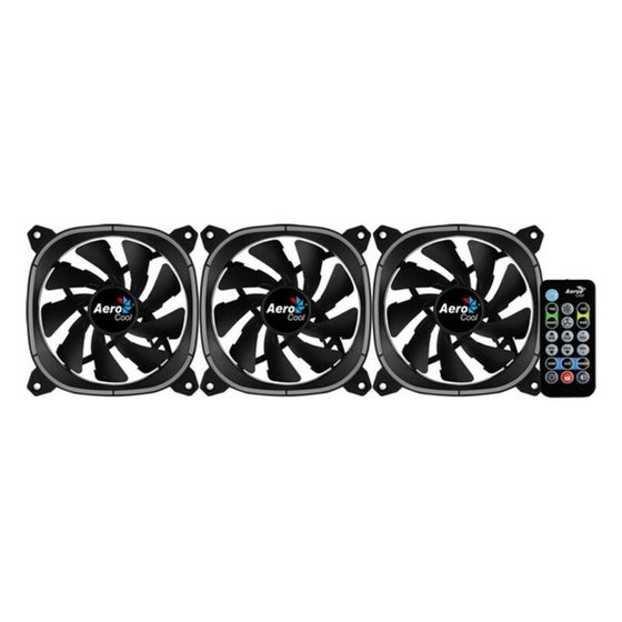 Ventilador para Portátil Aerocool Astro 12 Pro RGB Ø 12 cm 1000 rpm ARGB LED