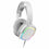 Auriculares con Micrófono Gaming Mars Gaming MHAXW RGB Blanco