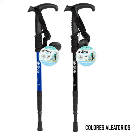 Bastón Trekking Aktive (10 Unidades) 110 cm