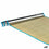 Esterilla de playa Aktive PVC 180 x 0,5 x 75 cm (12 Unidades)