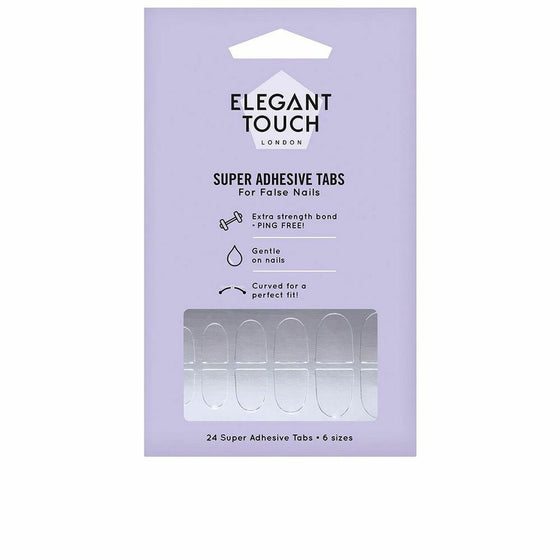 Adhesivos Elegant Touch Super Adhesive Uñas Postizas (24 pcs)