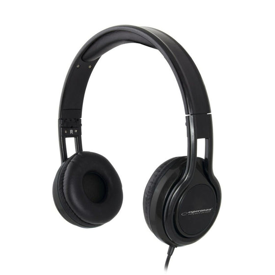 Auriculares con Micrófono Esperanza EH211K Negro