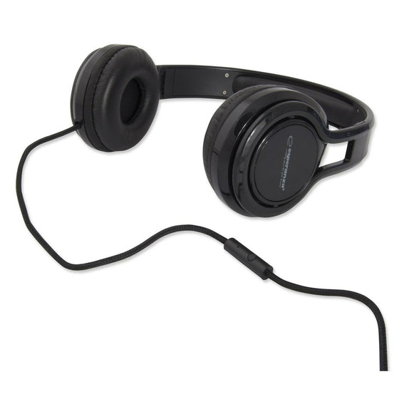 Auriculares con Micrófono Esperanza EH211K Negro