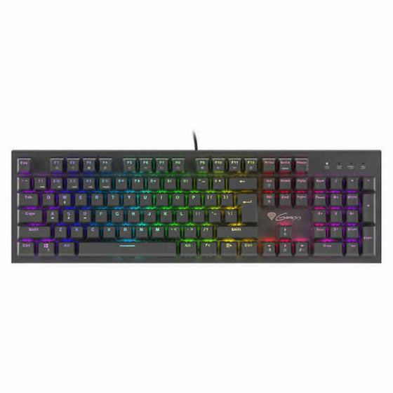 Teclado Gaming Genesis Thor 300 RGB RGB Negro Qwerty Español