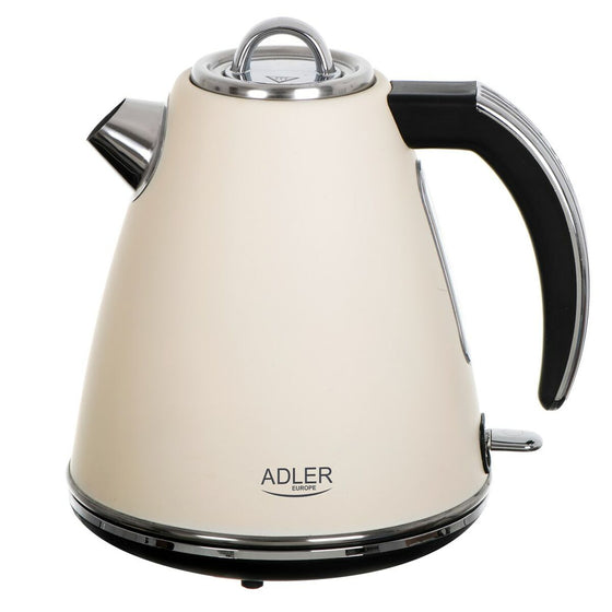 Hervidor Adler AD 1343 creme Beige Acero Inoxidable 2200 W 1850 W 1,5 L