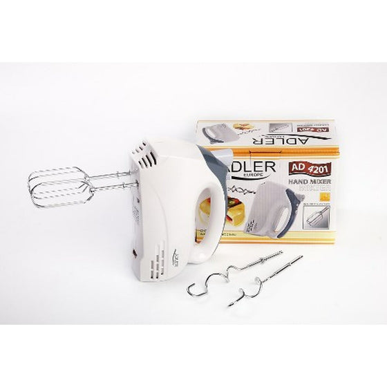 Batidora de Mano Adler AD 4201 Blanco Gris 300 W