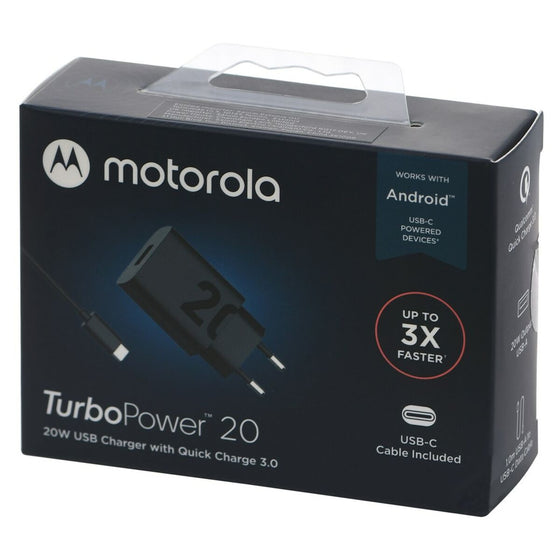 Cargador de Pared Motorola SJMC202-C Negro 20 W