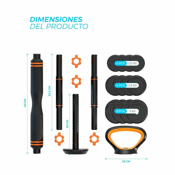 Kit de Pesas Rusas y Mancuernas Xiaomi 40 kg