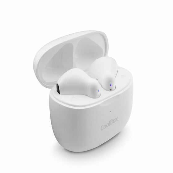 Auriculares in Ear Bluetooth CoolBox COO-AUB-TWS01 Blanco