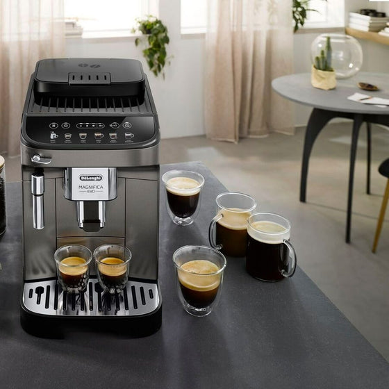 Cafetera Superautomática DeLonghi ECAM 290.42.TB Negro Titanio 1450 W 15 bar 250 g 2 Tazas 1,8 L