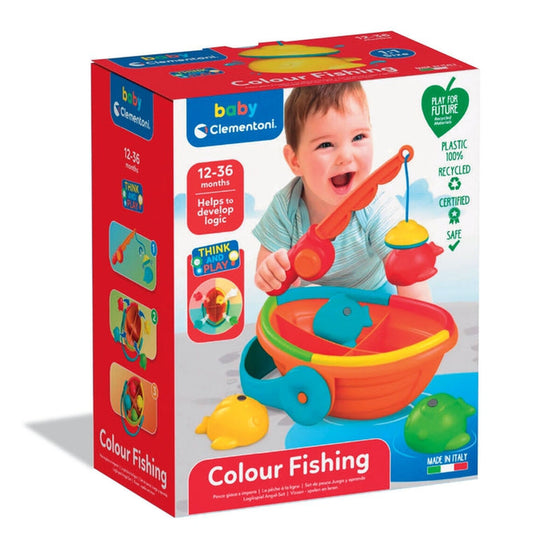 Juego Educativo Clementoni Colour Fishing 19 x 24 x 11,5 cm