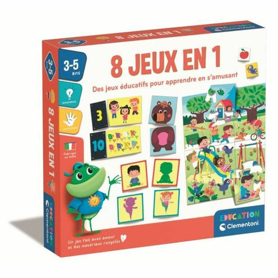 Juego Educativo Clementoni 8 jeux en 1 (FR)