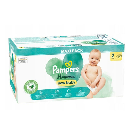 Pañales Desechables Pampers Harmonie 4-8 kg 2 (96 Unidades)