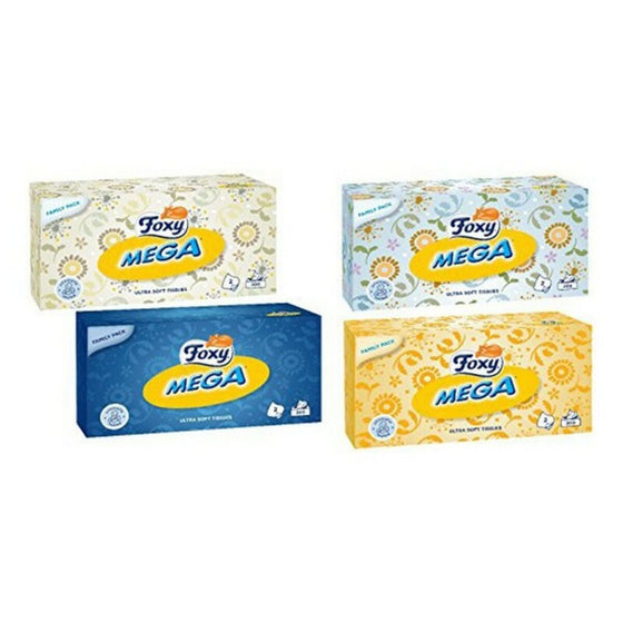 Pañuelos de Papel Facial Mega Foxy (200 uds)