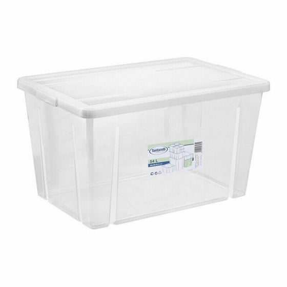 Caja de Almacenaje con Tapa Tontarelli Linea box 54 L 59 x 39 x 33 cm (6 Unidades)