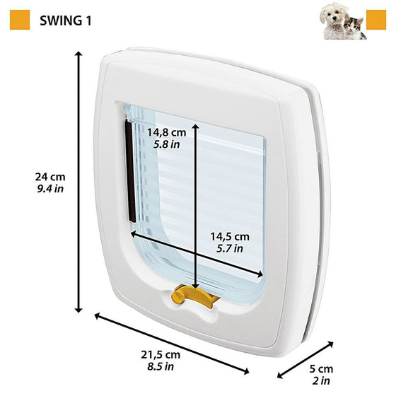 Gatera Ferplast Swing 1 Marrón Bronce Plástico