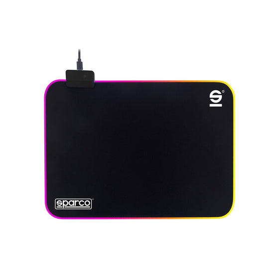 Alfombrilla de Ratón Sparco SPMOUSEPAD Negro