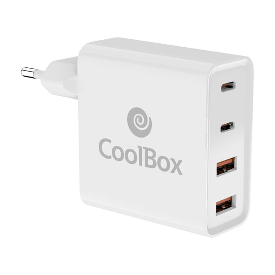 Cargador de Pared CoolBox COO-CUAC-100P Blanco