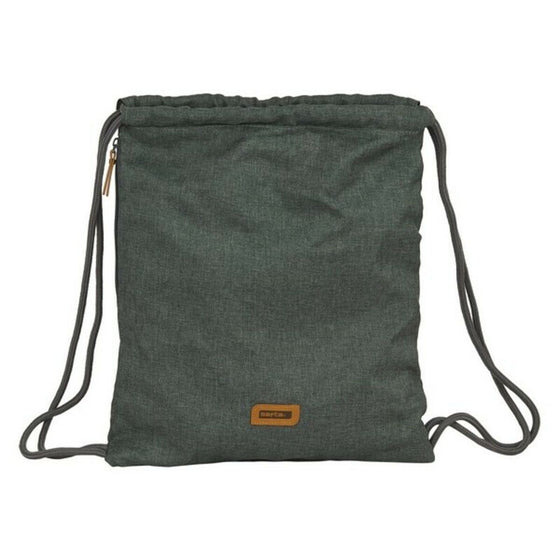 Bolsa Mochila con Cuerdas Safta Gris