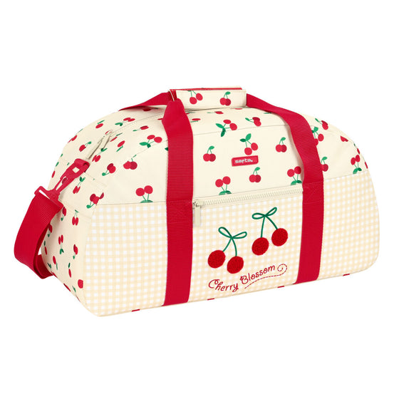 Bolsa de Deporte Safta Cherry Beige (50 x 26 x 20 cm)