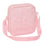 Bolso Bandolera Safta Conejo Rosa 16 x 18 x 4 cm