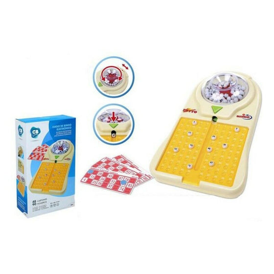 Bingo CB Games Colorbaby 25680 Amarillo Cartón Plástico Eléctrico