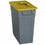 Cubo de Basura para Reciclaje Denox 65 L Amarillo (2 Unidades)