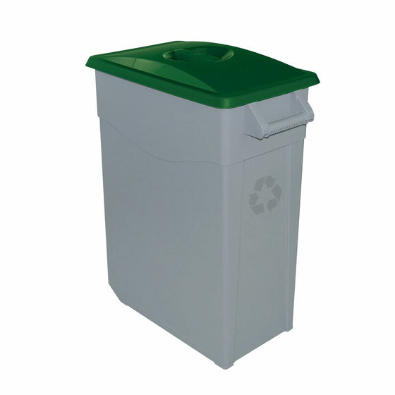 Cubo de Basura para Reciclaje Denox 65 L Verde (2 Unidades)