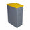 Cubo de Basura para Reciclaje Denox 65 L Amarillo (2 Unidades)