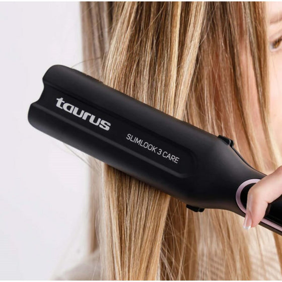 Plancha de Pelo Taurus Slimlook 3 Care Negro 70 W