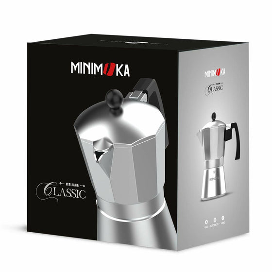 Cafetera Italiana Taurus KCP9009 9T MINI MOKA Plateado Aluminio (9 Tazas)