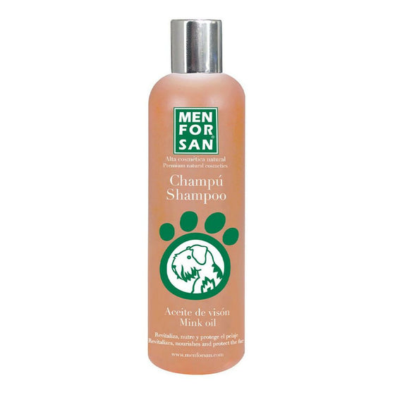 Champú para mascotas Menforsan Perro Aceite de visón 300 ml