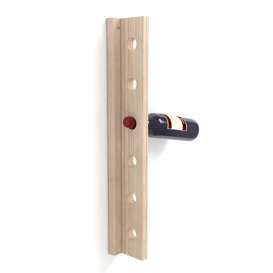 Botellero Astigarraga T-6000 De pared Marrón Natural Madera Pino 7,5 x 9,5 x 60,5 cm