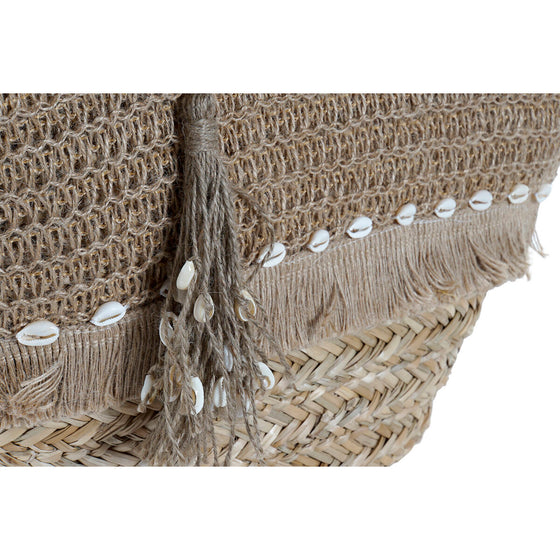 Bolsa de Playa DKD Home Decor 53 x 15 x 51,5 cm Natural Hierba marina