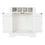 Mueble Auxiliar Home ESPRIT Blanco Madera 55 x 35 x 195 cm BAR