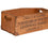 Cajas de almacenamiento Home ESPRIT Marrón Metal Madera de abeto 35 x 22 x 15 cm 5 Piezas