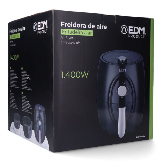 Freidora de Aire EDM 07654 1400 W 3,6 L