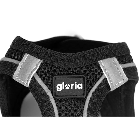 Arnés para Perro Gloria Trek Star 29,4-32,6 cm 41,4-43 cm Negro S