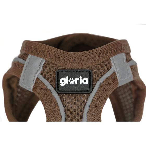 Arnés para Perro Gloria 24,5-26 cm Marrón 18-20 cm