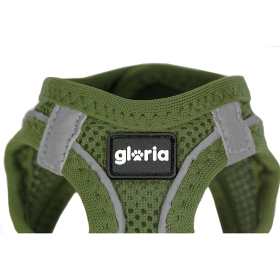 Arnés para Perro Gloria 41,4-43 cm Verde S 29,4-32,6 cm